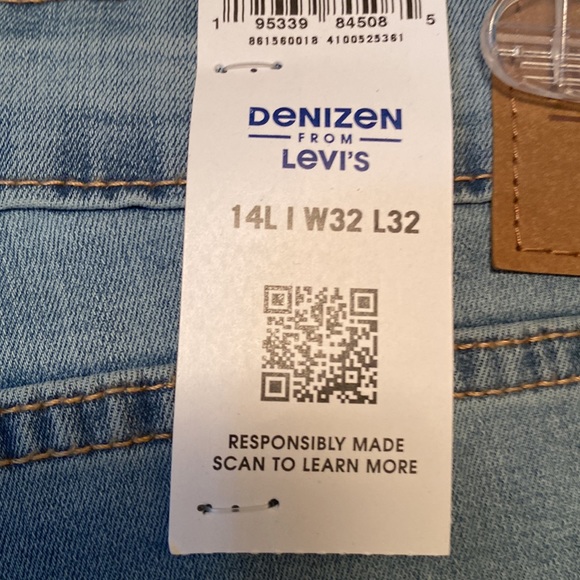 Brand New Denizen High-Rise Skinny Jeans…size 14L - Picture 8 of 8